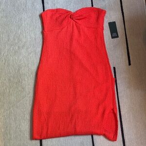 Wild Fable Red Strapless Bodycon Dress